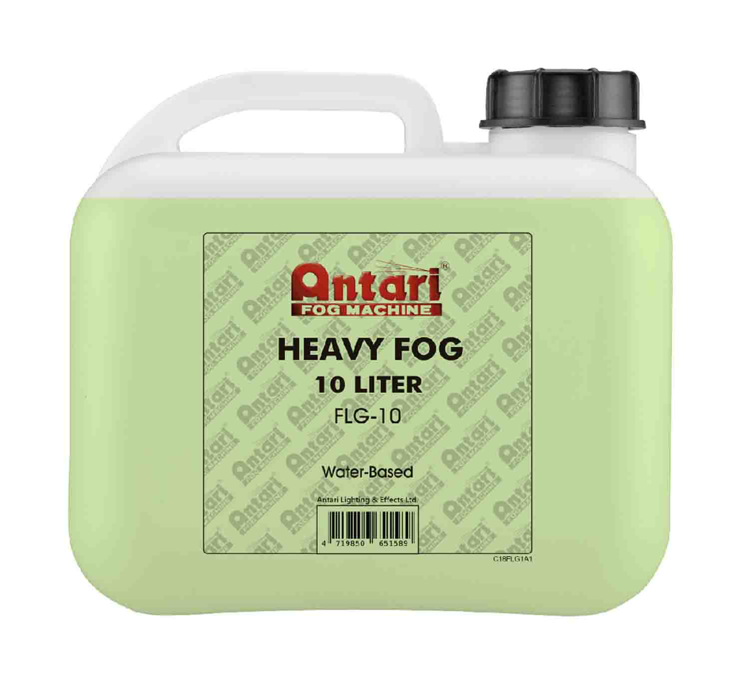 Antari FLG-10 Heavy Fog Fluid - 10L Bottle - Hollywood DJ