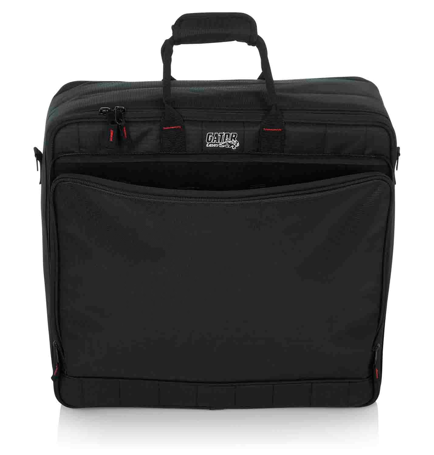 Gator Cases G-MIXERBAG-2020 Nylon DJ Bag for Mixer and DJ Equipment - 20″ X 20″ X 5.5″ - Hollywood DJ