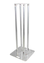 ProX XT-S4X492TOTEM, Totem Package 12" Top Plate, 24" Base Plate and Four 1.5m F31 Tubes with White Scrim Cover - 4.92 Feet - Hollywood DJ