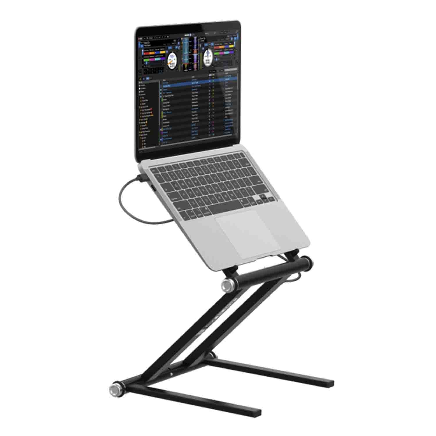B-Stock: Reloop STAND HUB Advanced Laptop Stand with USB-C PD Hub - Hollywood DJ