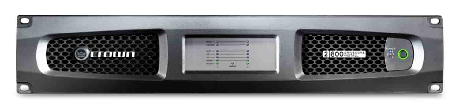 Crown DCI2X600 Drive Core Install 2-Channel 600W Network Amplifier with BLU Link - Hollywood DJ