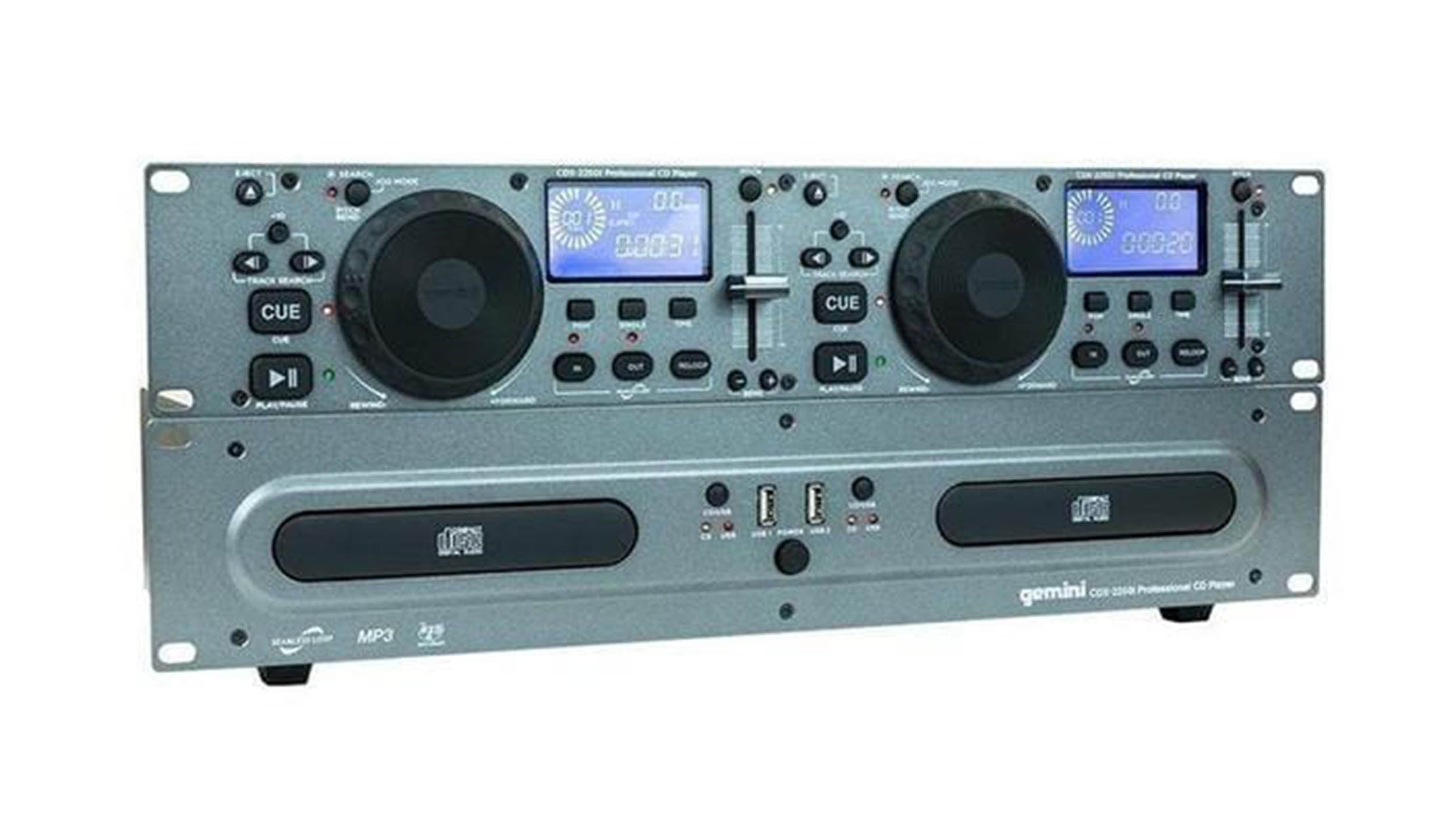 Gemini Sound CDX-2250i DJ Cd Media Player with Usb - Hollywood DJ