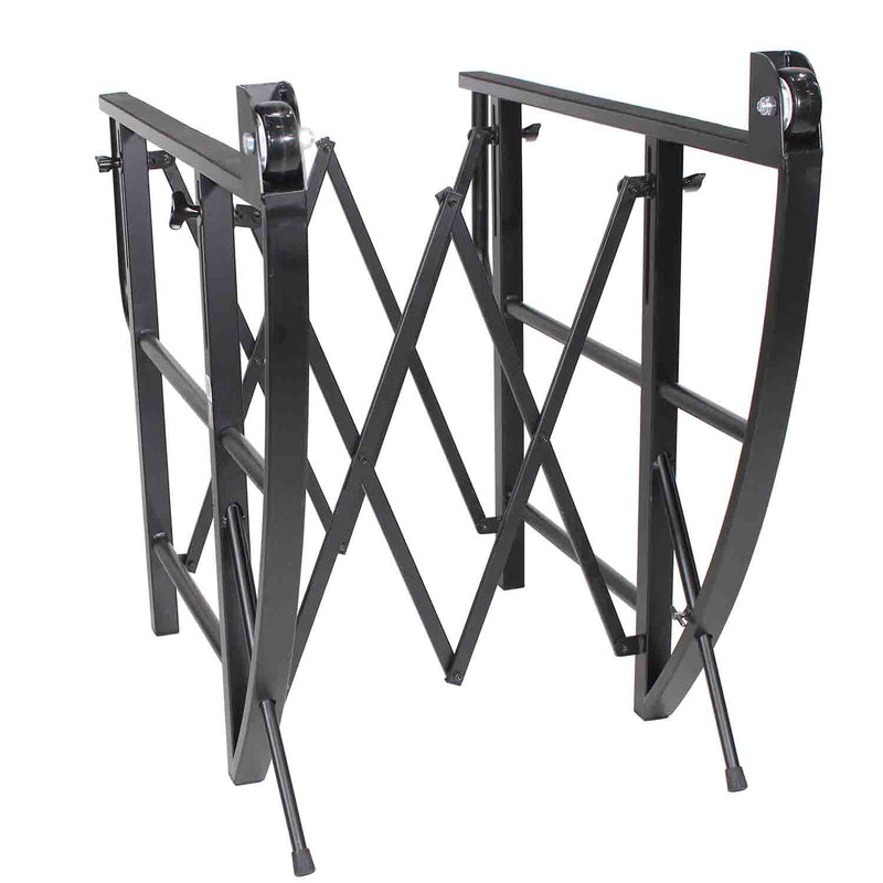 ProX X-EZTILT, EZ-Tilt Lifting-Rolling Stand for Audio and Lighting Consoles - Hollywood DJ