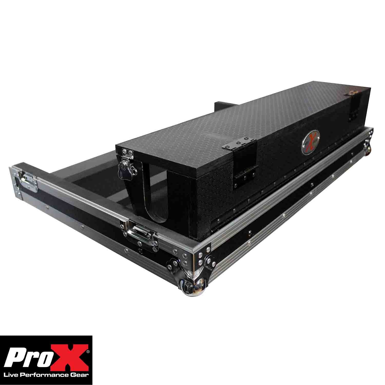 ProX XS-AHQU32DHW DJ Flight Case for Allen and Heath QU-32 Digital Mixer with Doghouse and Wheels ProX Cases