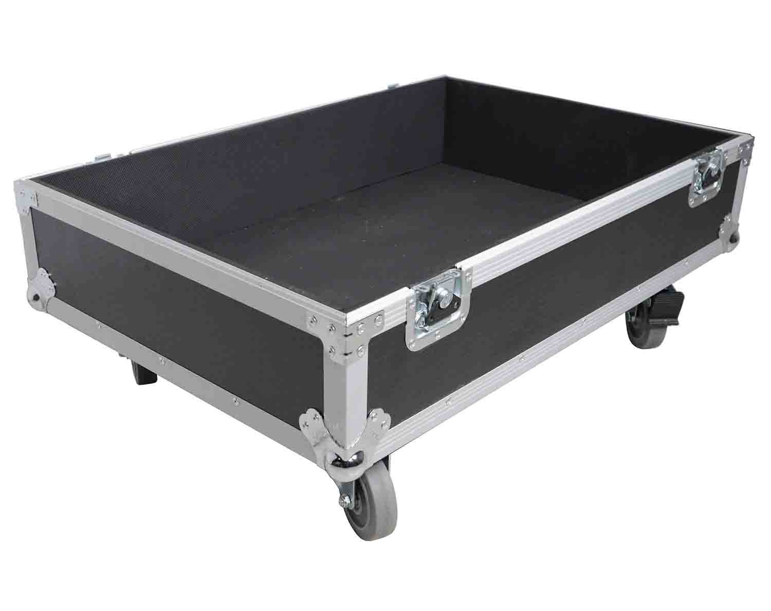 ProX XS-322127SPW Universal Flight Case for Line Array Speaker with Caster Wheels - Holds QSC KS118 - Hollywood DJ