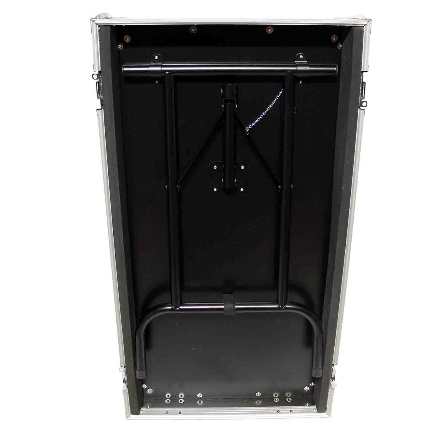 ProX XS-7DTW, 7 Drawer Workstation Case with Folding Lid Side Table on Wheels - Hollywood DJ