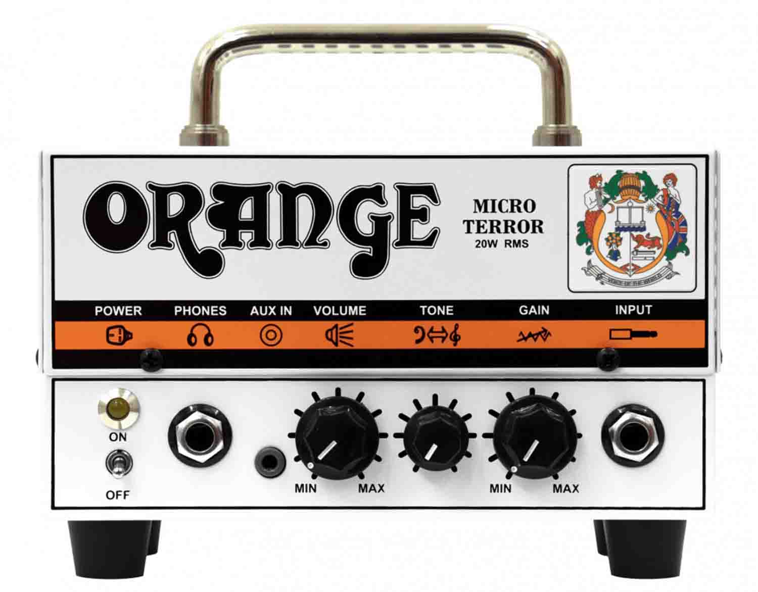 Orange Micro Terrror Mini Hybrid Guitar Amplifier Head - 20 W - Hollywood DJ