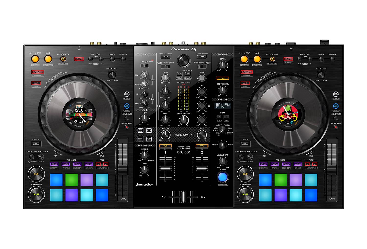 Pioneer DDJ-800, 2-Channel Portable DJ Controller for Rekordbox - Hollywood DJ