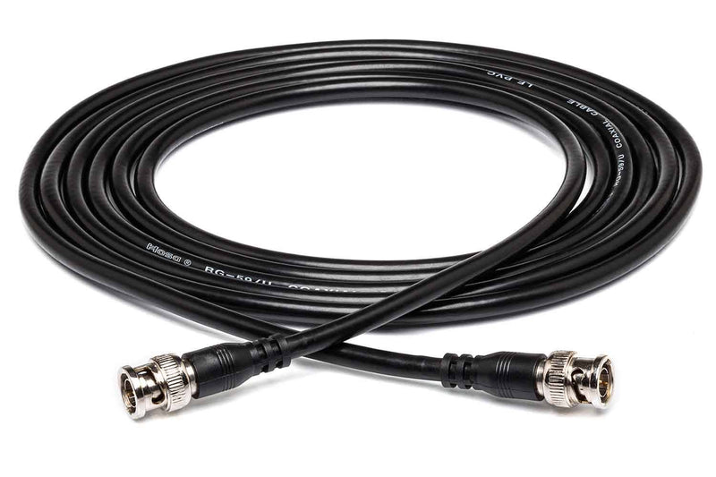 Hosa 75-Ohm Coax Cable BNC to Same - Hollywood DJ