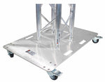 ProX XT-BP2430W Rolling Aluminum Base With 4 - 3 Inch Locking Casters - 24" x 30" - Hollywood DJ