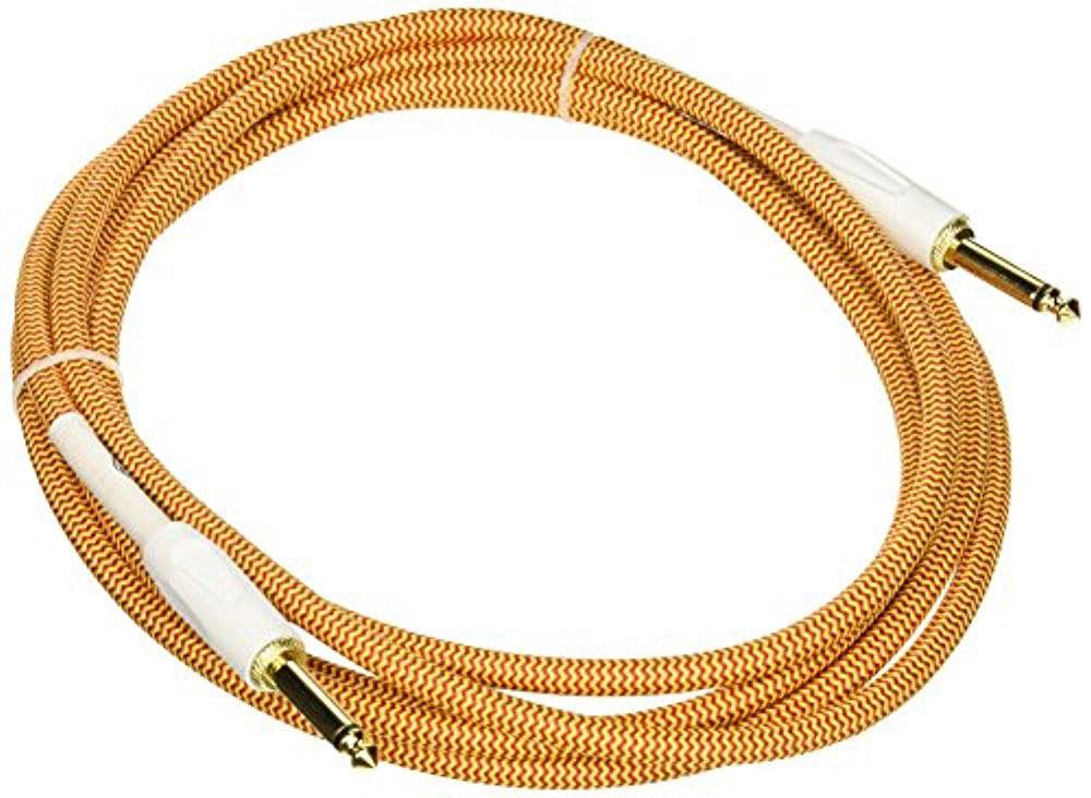 Pig Hog Instrument Cable 10 ft. Orange Cream - Hollywood DJ