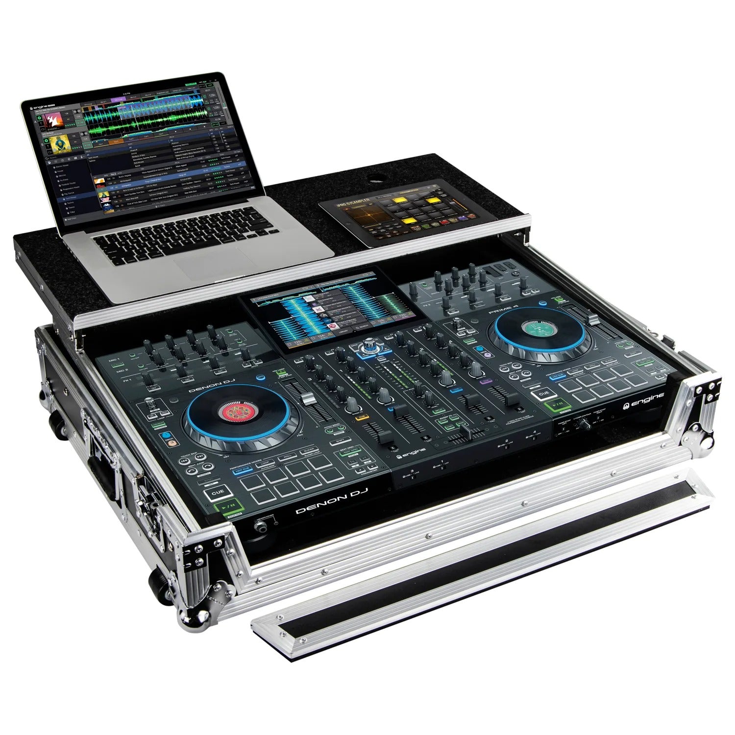 B-Stock: Odyssey FZGSPRIME4WBL Hard Case for Prime 4 DJ Controller - Hollywood DJ