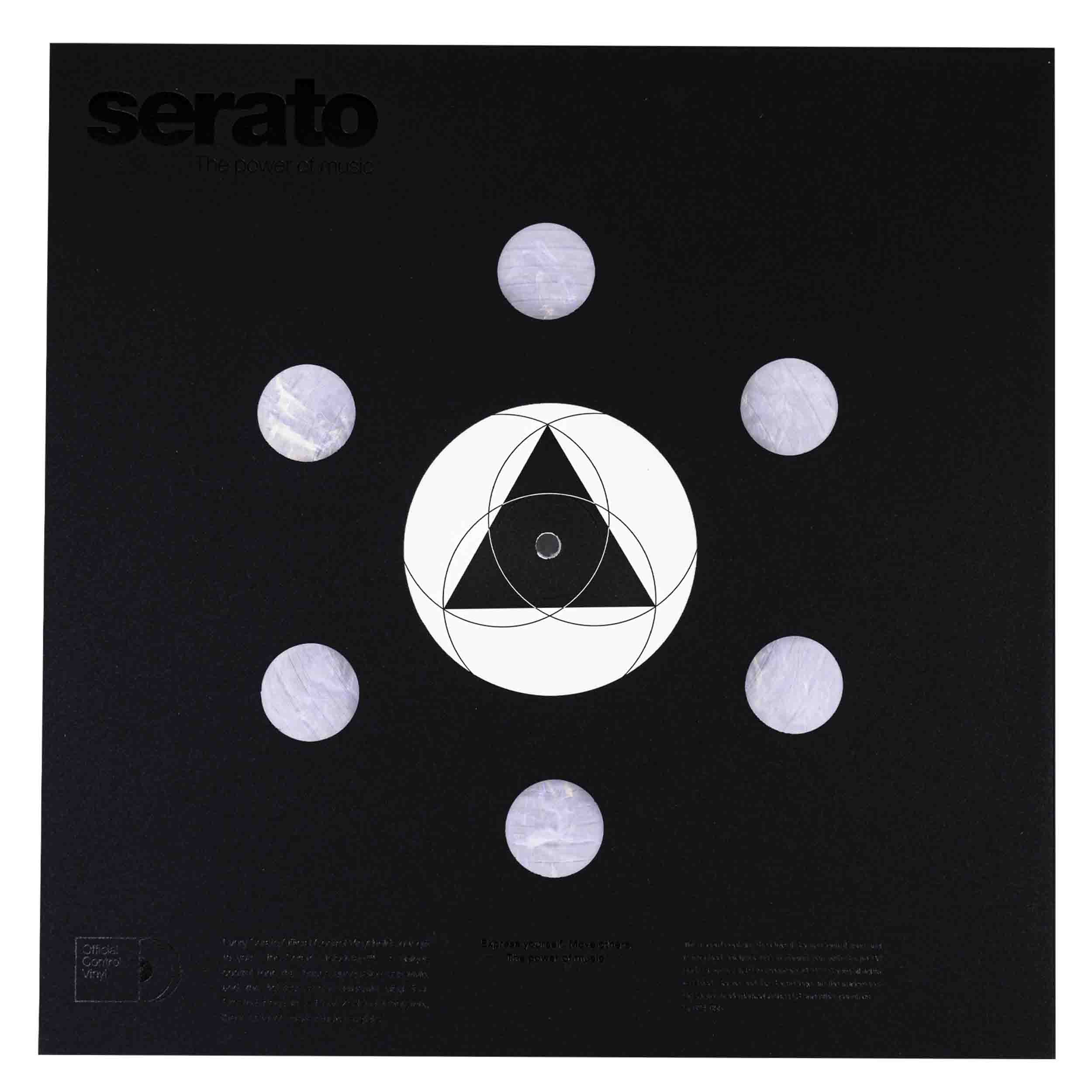 Serato SCV-SP-076-G4, 2 x 12" Sacred Geometry IV Control Vinyl Serato