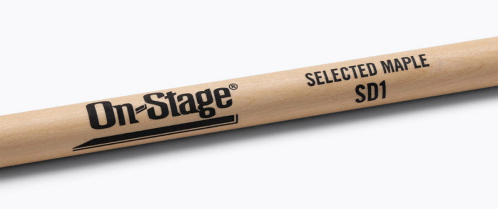 On Stage MWSD1, Round Tip Maple Drumstick On-Stage