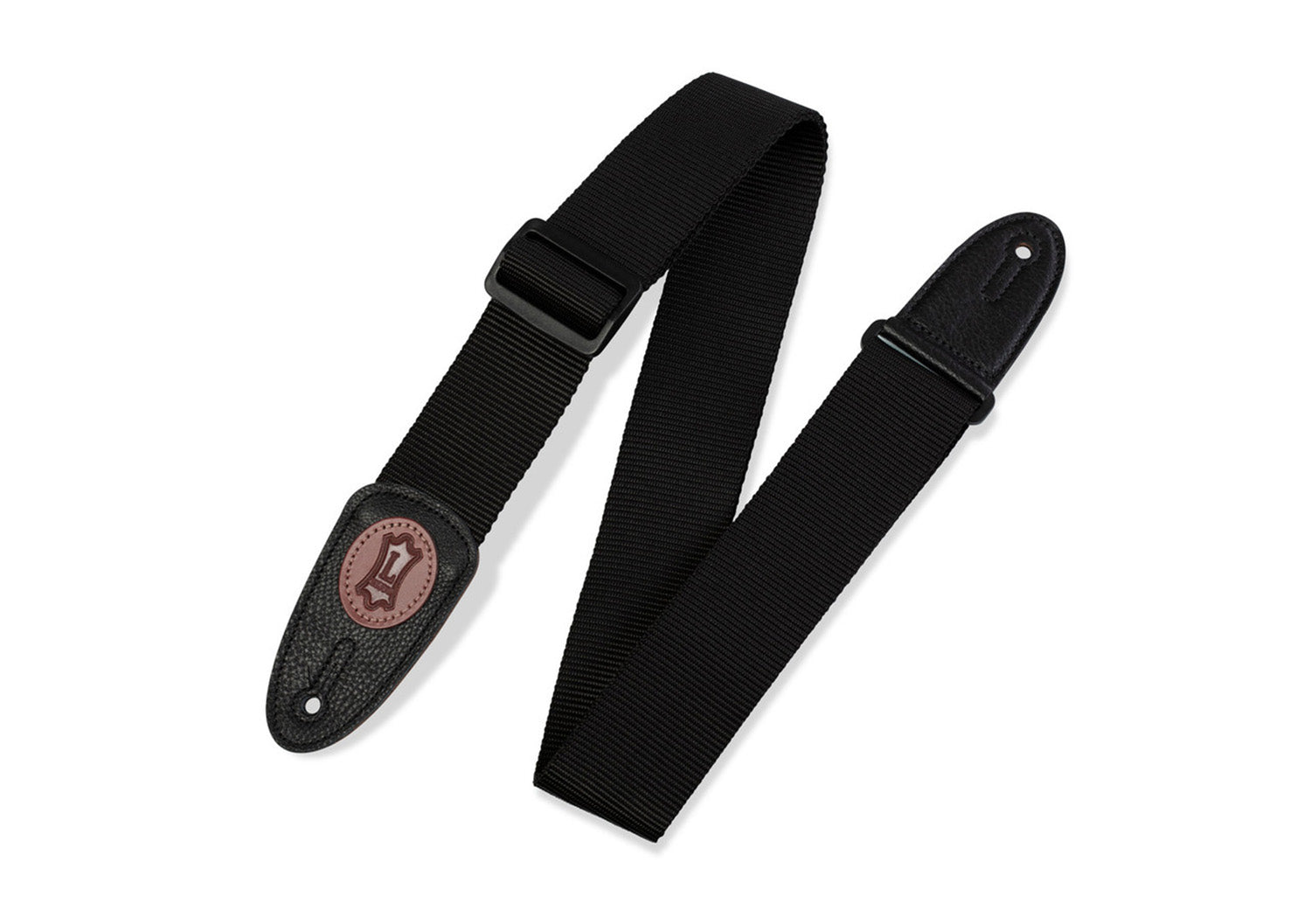 Levy's MSS8-XL-BLK, 2-Inch Wide Black Soft-hand Polypropylene Guitar Strap - Hollywood DJ