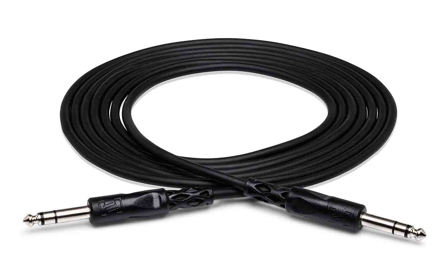 Hosa CSS-125, 1/4" TRS to 1/4" TRS Balanced Interconnect Cable - 25 Feet - Hollywood DJ