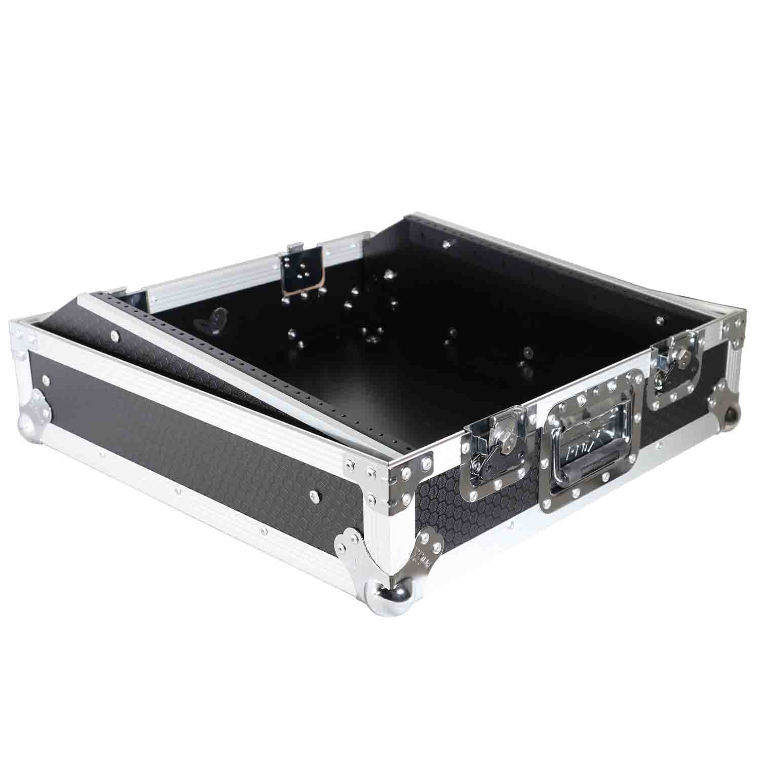 ProX T-MC DJ Flight Case For Universal 10U 19" Topload Rack Mountable Live Sound Mixer - Hollywood DJ