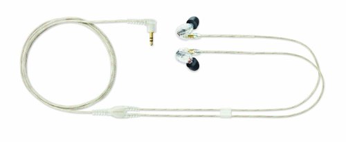 Shure SE215-CL Sound Isolating Earphones In-ear Monitors with Detachable Kevlar Reinforced Cables and Accessories Kit Clear | Open Box - Hollywood DJ