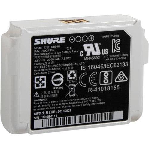 Shure SB910 Lithium-Ion Rechargeable Battery - Hollywood DJ