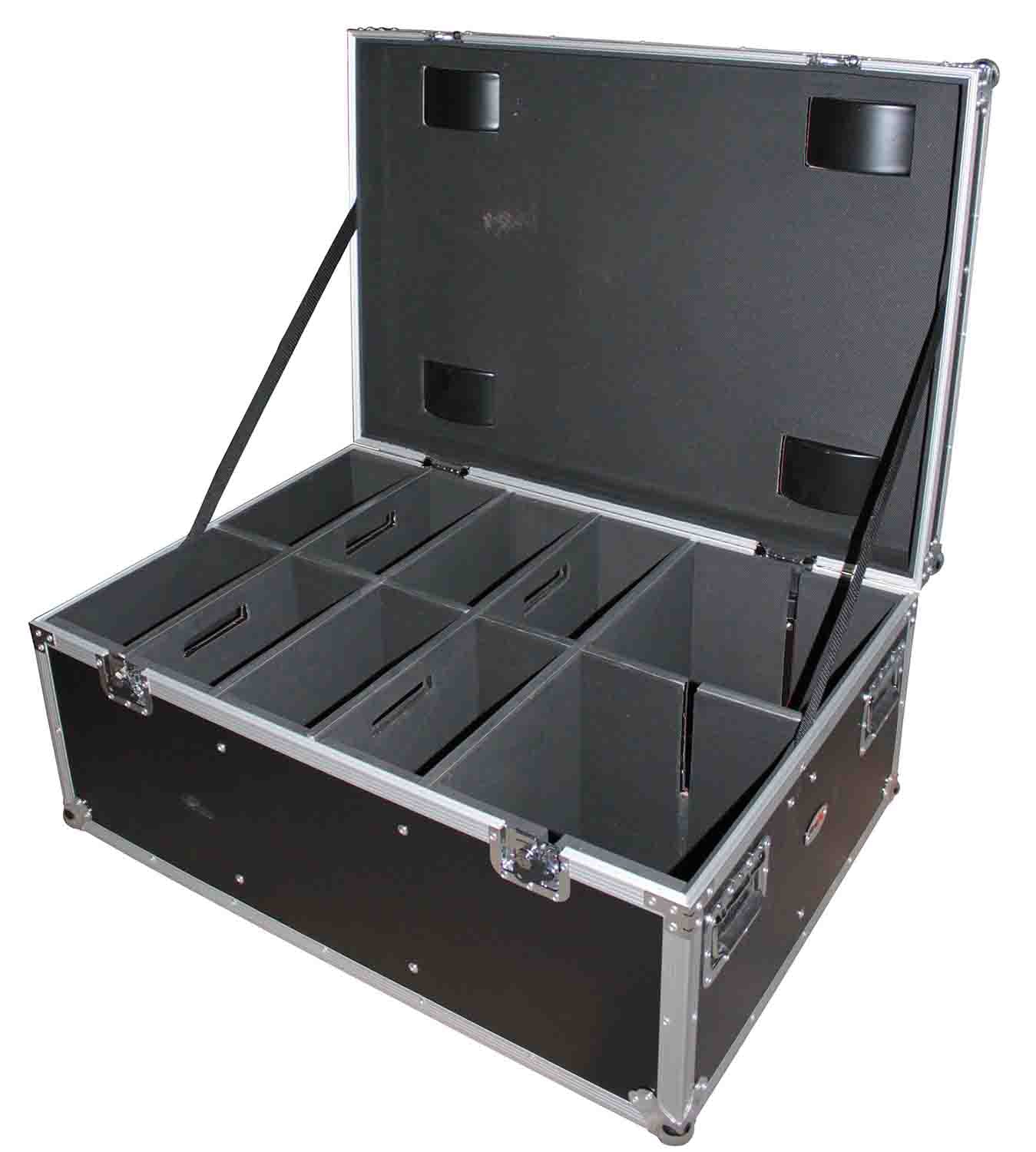 ProX XS-PARU612W Par Can Utility Case with Wheels will Hold 6 or 12 Par Lights - Hollywood DJ