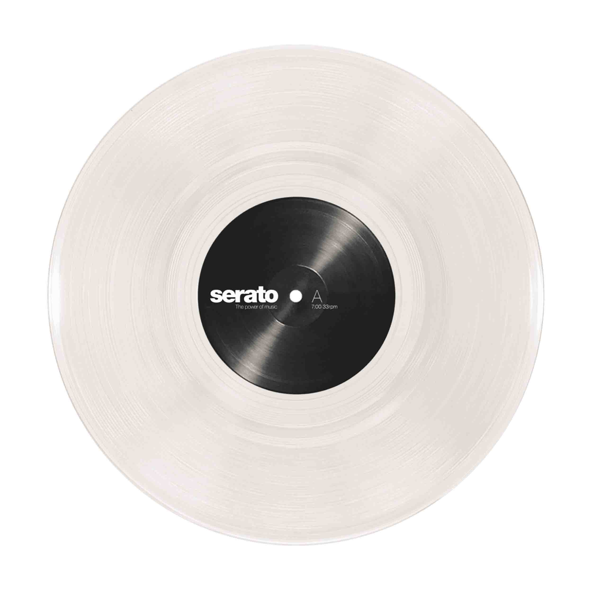 B-Stock: Serato SCV-PS-CLE-10, 10" Control Vinyl (Pair, Clear) by Serato