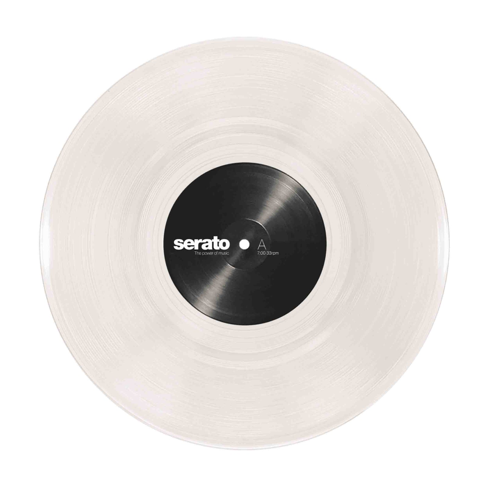 Serato SCV-PS-CLE-10, 10" Control Vinyl (Pair, Clear) - Hollywood DJ