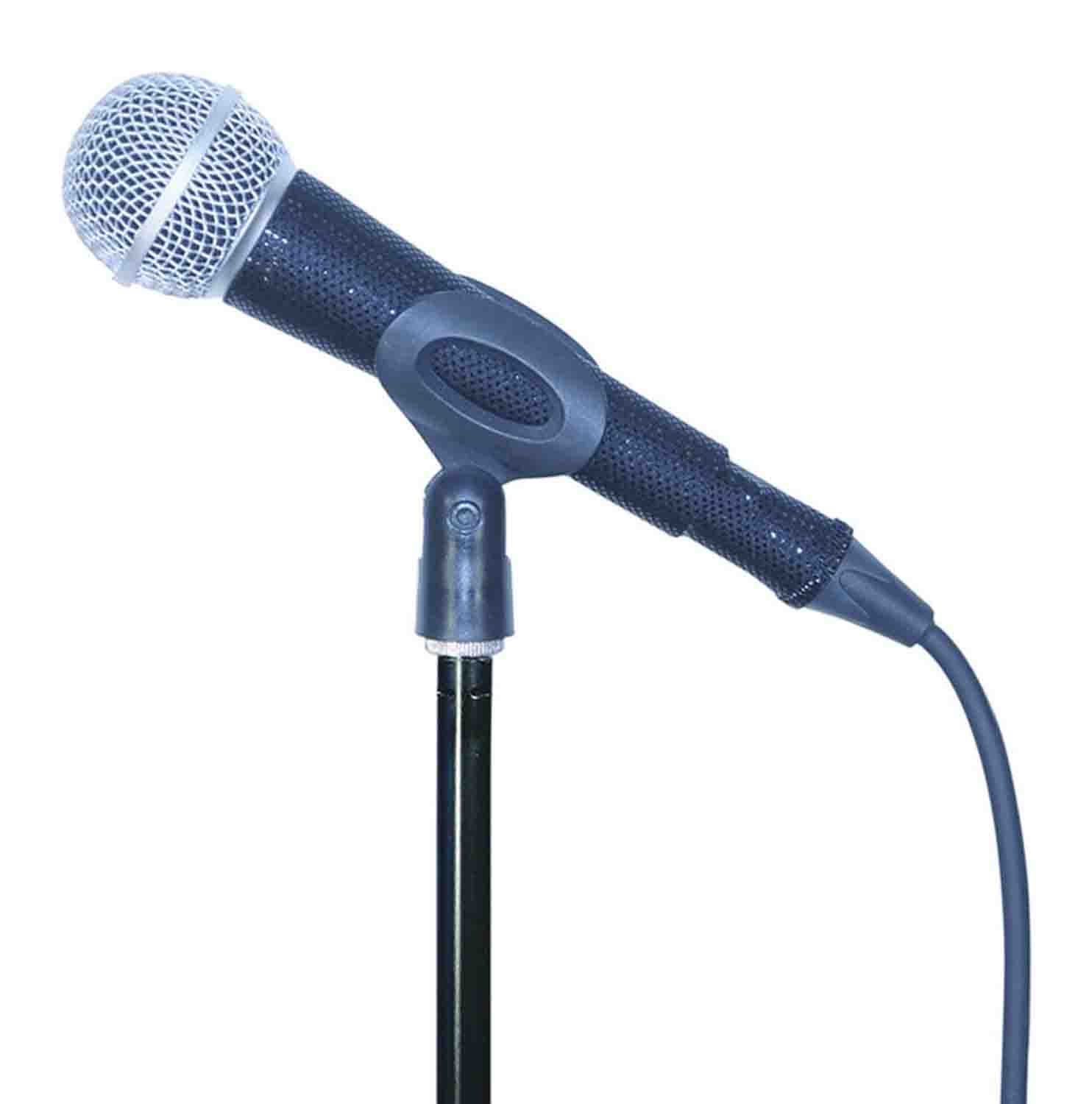B-Stock: MicFX SF074 Laser Cut Corded Microphone Sleeve - Black by MicFX