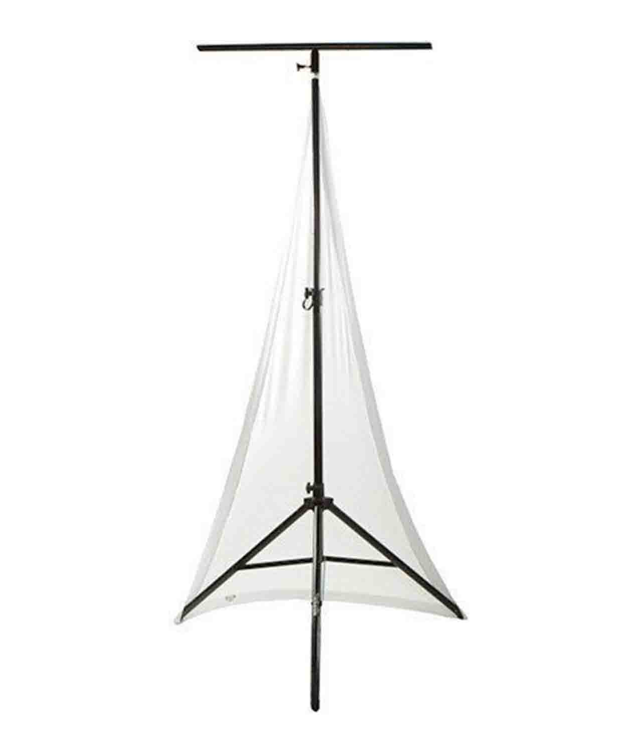 Scrim King SS-LST-W Single Sided DJ Lighting Stand Cover - White - Hollywood DJ