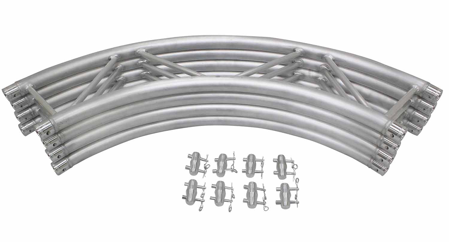 ProX XT-CH984-4X90, 3.0M Flat I-Beam Circle Truss Package - 9.84 Feet - Hollywood DJ