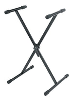 K&M 18930 Keyboard Stand X Style - Black - Hollywood DJ
