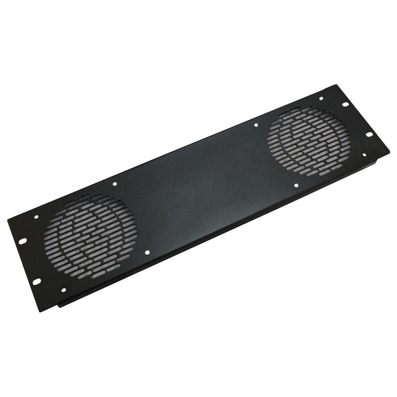 Odyssey AFP02 19 Inches Rack Mountable Dual Fan 3U Panel - Hollywood DJ
