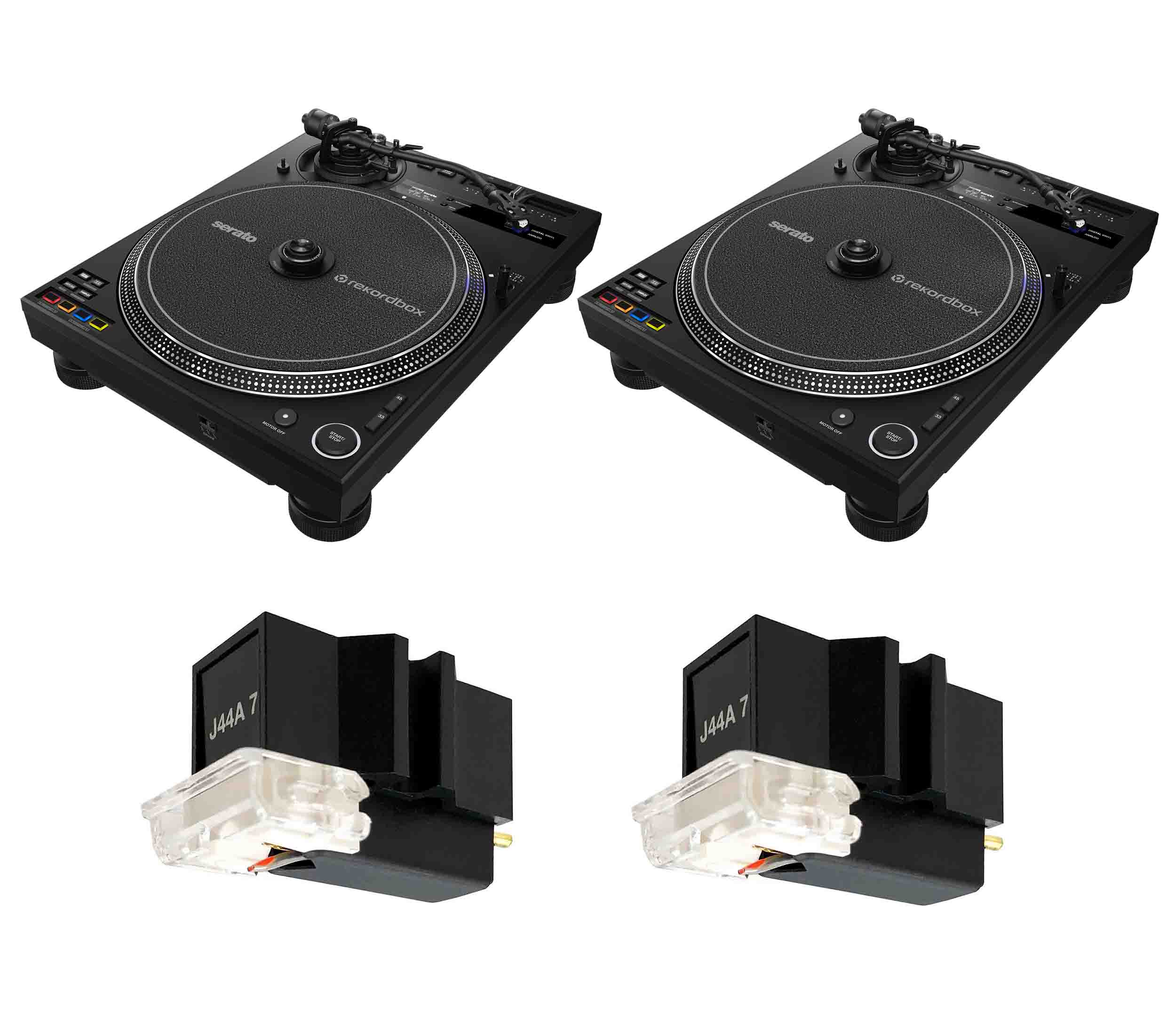 Pioneer DJ Package Hybrid Turntable with Improved Cartridge - Hollywood DJ