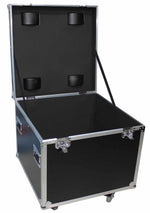 ProX XS-UTL6 Heavy Duty Utility Trunk Case with Caster Cups 4 4" Casters - 29.5" x 29.5" x 29" - Hollywood DJ