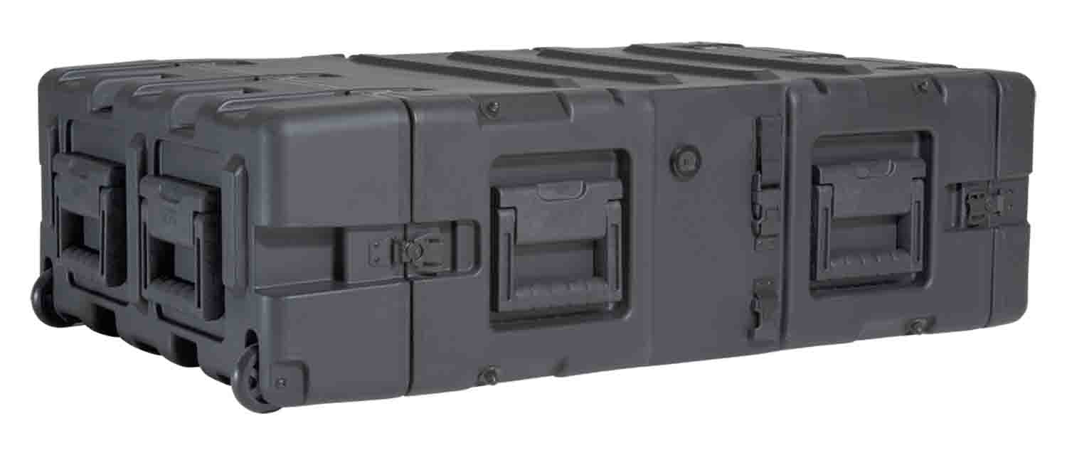 SKB Cases 3RR-3U24-25B, 3U Removable Shock Rack and Transport Case - Hollywood DJ