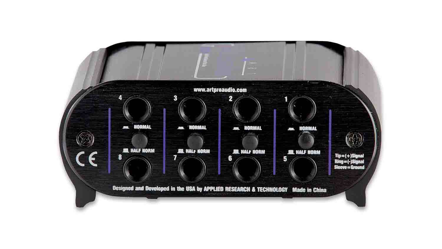 Art TPATCH Eight Point Balanced Patch Bay - Hollywood DJ