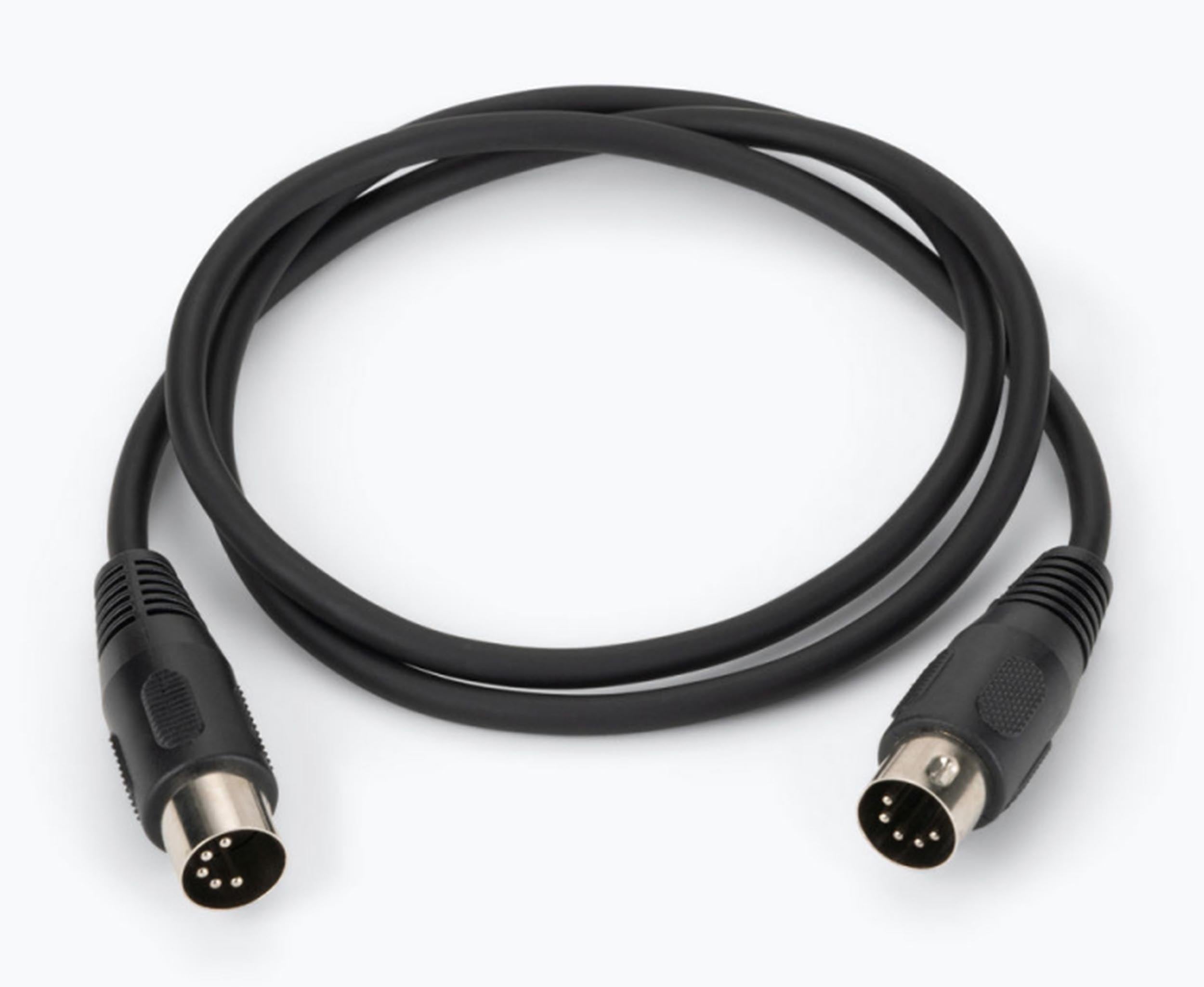 On Stage MDC-5, 5-Pin MIDI Cable - 5 Ft On-Stage