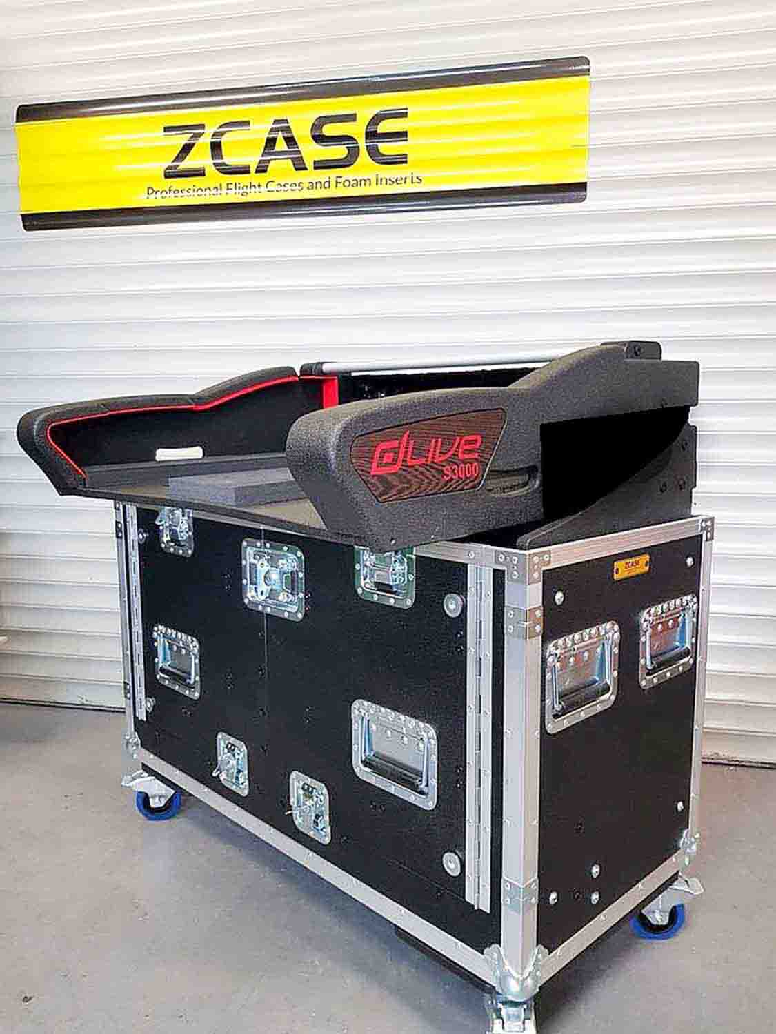 ProX XZF-AH-S3000D D Detachable Retracting Hydraulic Lift Case for Allen and Heath DLive S3000 Console - Hollywood DJ