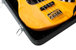 Gator Cases GWE-BASS Hard-Shell Wood Case for Bass Guitars - Black - Hollywood DJ