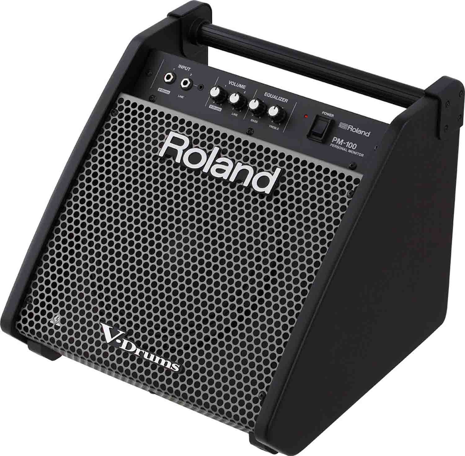 Roland PM-100, 80-Watt Compact Electronic V-Drum Set Monitor/Speaker Roland