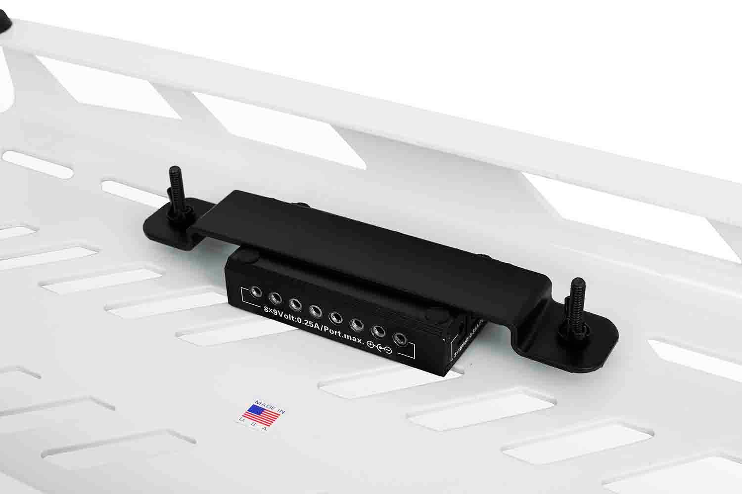 Gator Cases GPB-BAK-WH Large Pedal Board with Carry Bag - White - Hollywood DJ