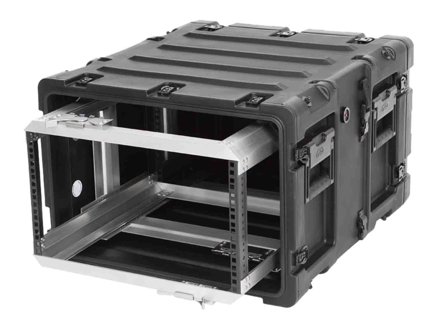 SKB Cases 3RR-6U20-22B 6U 20-inch Deep RR Series Shock Rack Case - Hollywood DJ
