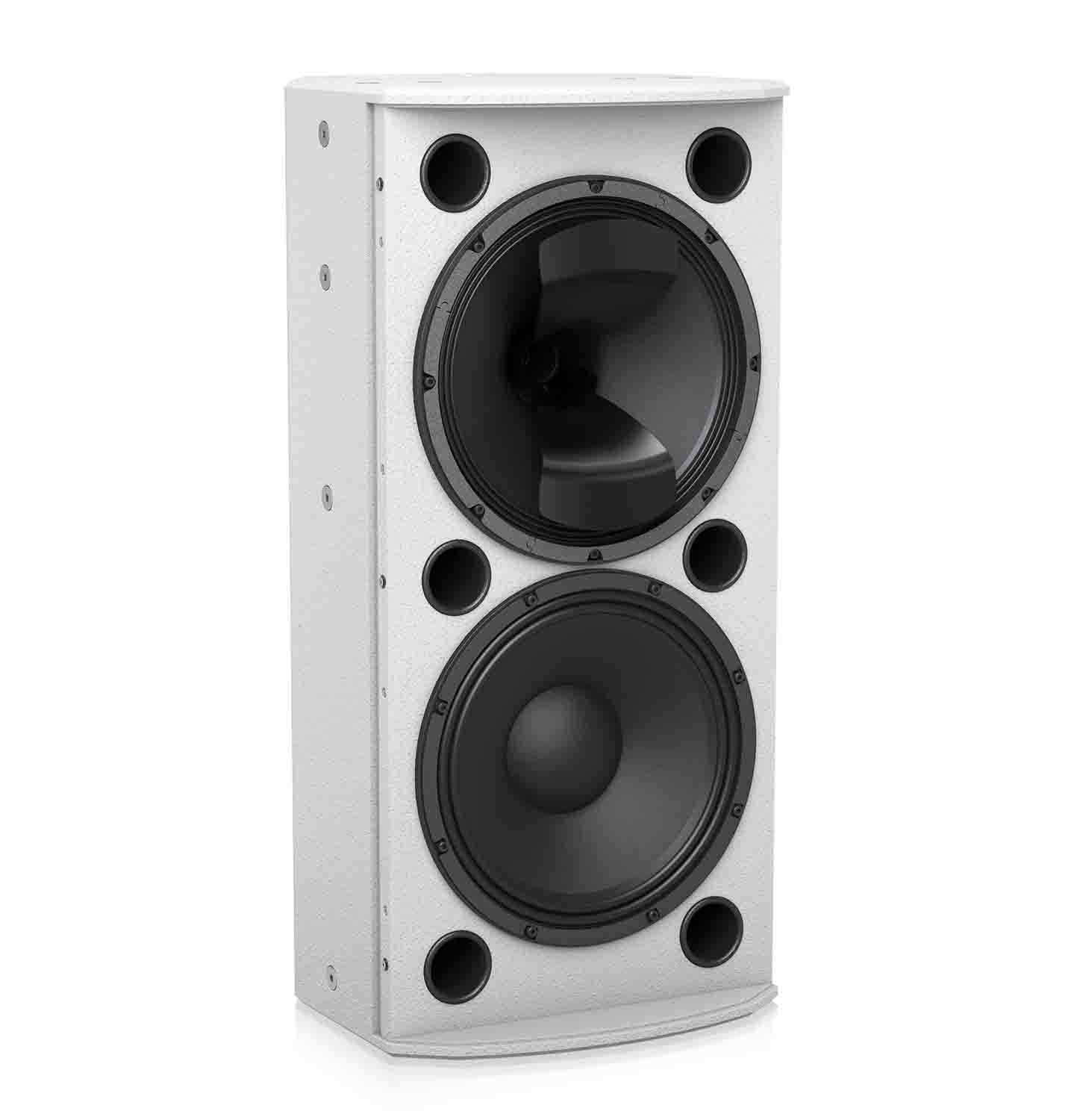 Tannoy VX 12.2Q-WH 12-Inch Power Dual Full Range Loudspeaker with Low-Frequency Driver and Q-Centric Waveguide - Hollywood DJ