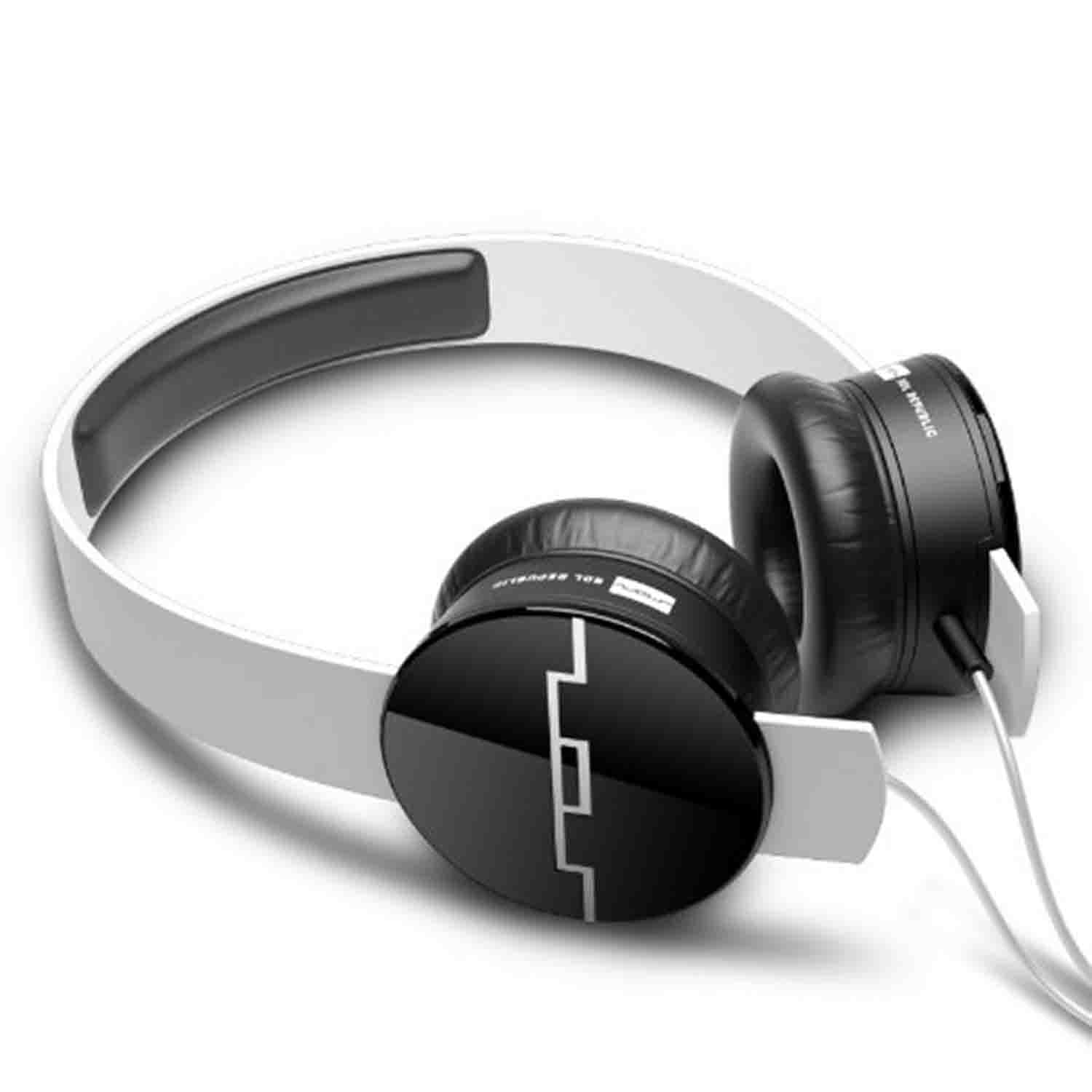 SOL REPUBLIC 1211-02 Tracks On-Ear Interchangeable Headphones - White - Hollywood DJ