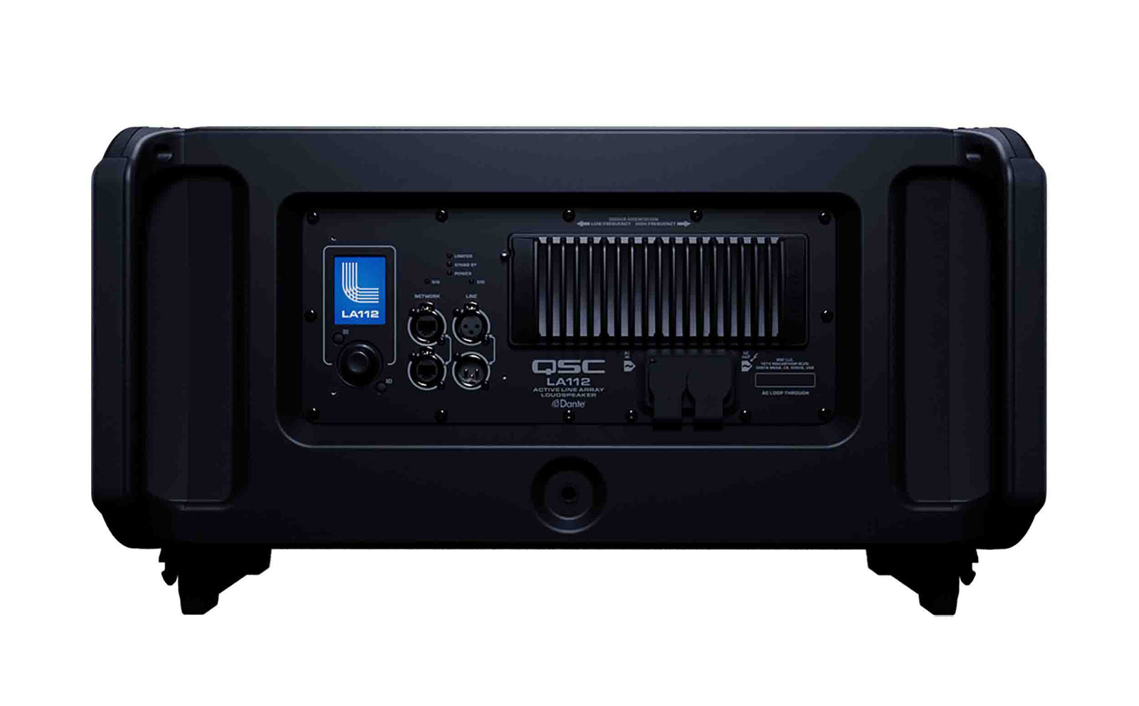 QSC LA112, 12" Powered Line Array Loudspeaker Package with Array Frame by QSC