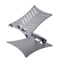 K&M 12195 Foldable Laptop Stand - Gray- Hollywood DJ