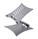 K&M 12195 Foldable Laptop Stand - Gray- Hollywood DJ
