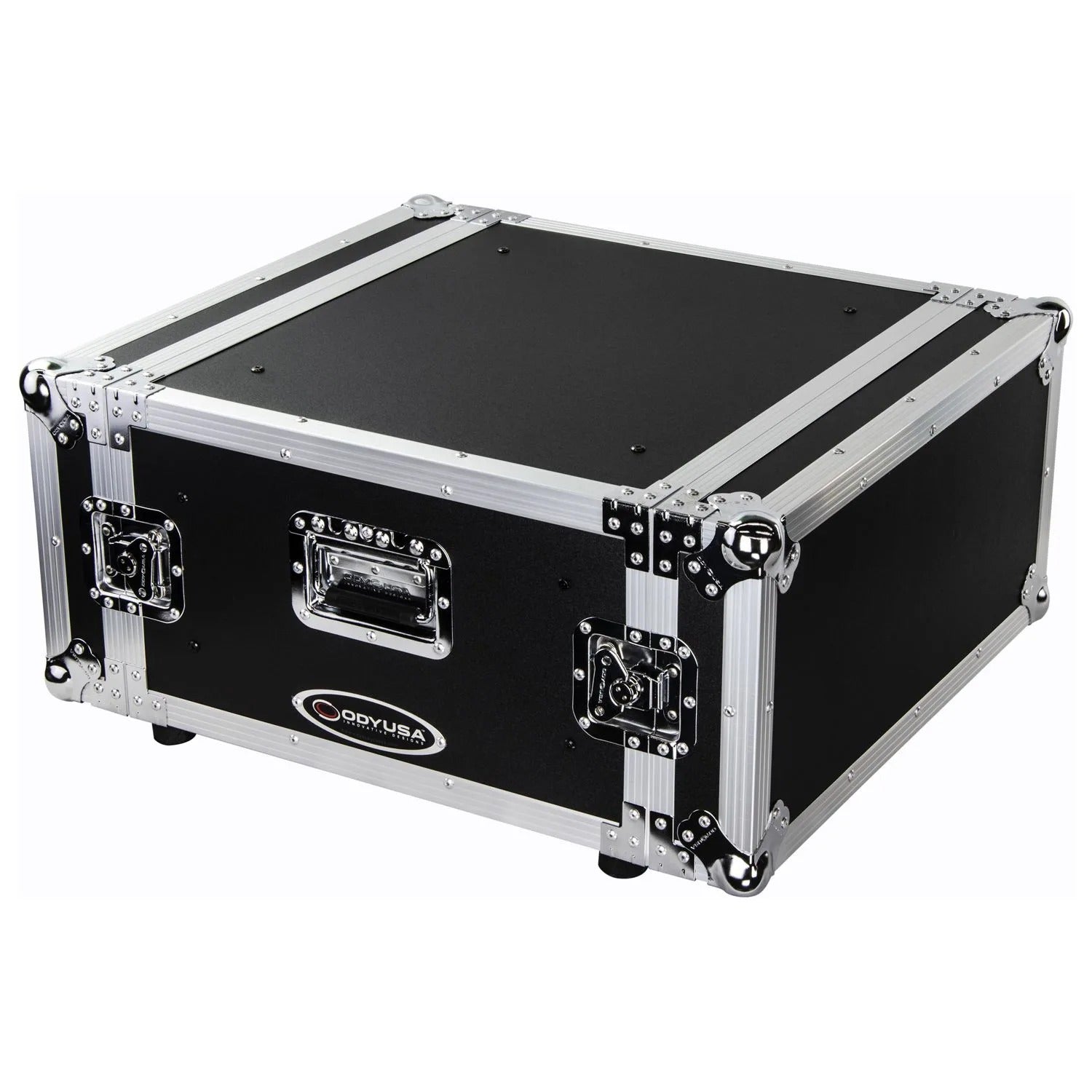Odyssey FZS04, 4U Shock Mount Rack Flight Case - Hollywood DJ