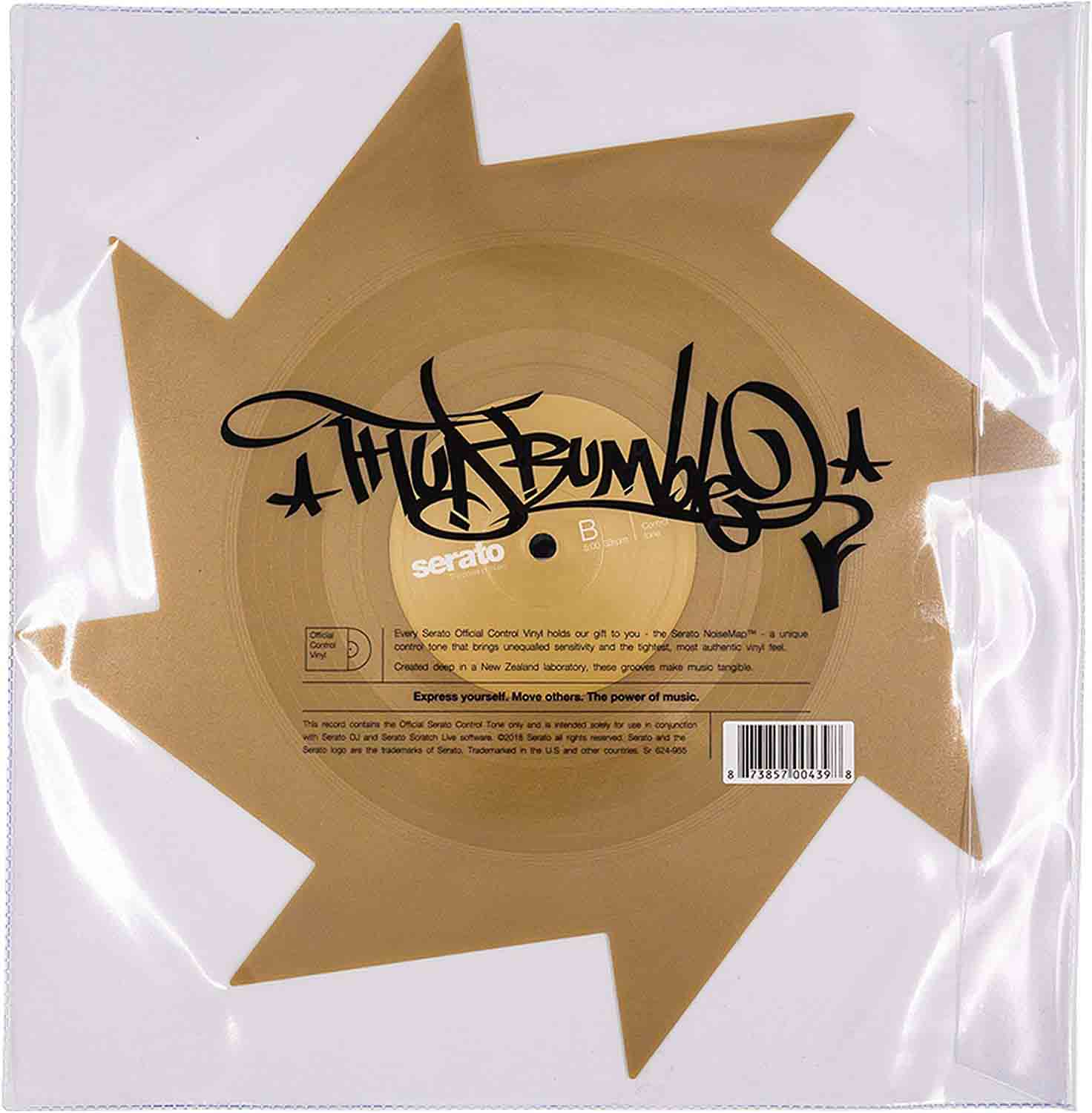 Serato SCV-SP-062-W1, 12-Inch Thud Rumble Weapons of Wax 1 Spike Control Vinyl - Hollywood DJ