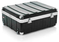 Gator Cases G-MIX-12 PU ATA Molded Pop-Up DJ Mixer Case with Wheels - Hollywood DJ
