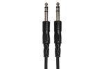 Hosa CSS-110 Balanced Interconnect Cable 1/4-inch TRS Male to 1/4-inch TRS Male - 10 FT - Hollywood DJ